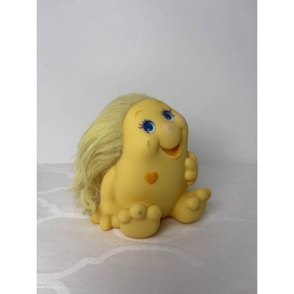 VTG Playskool Snugglebumms Warmly Cutely Yellow  80s Toy Giggles Tested Works
